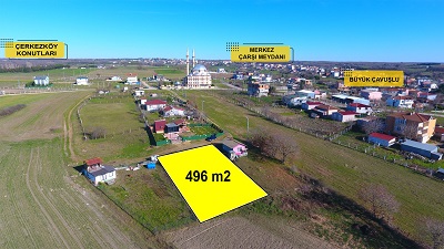 SİLİVRİ BÜYÜKÇAVUŞLUDA 496 M2 ARSA