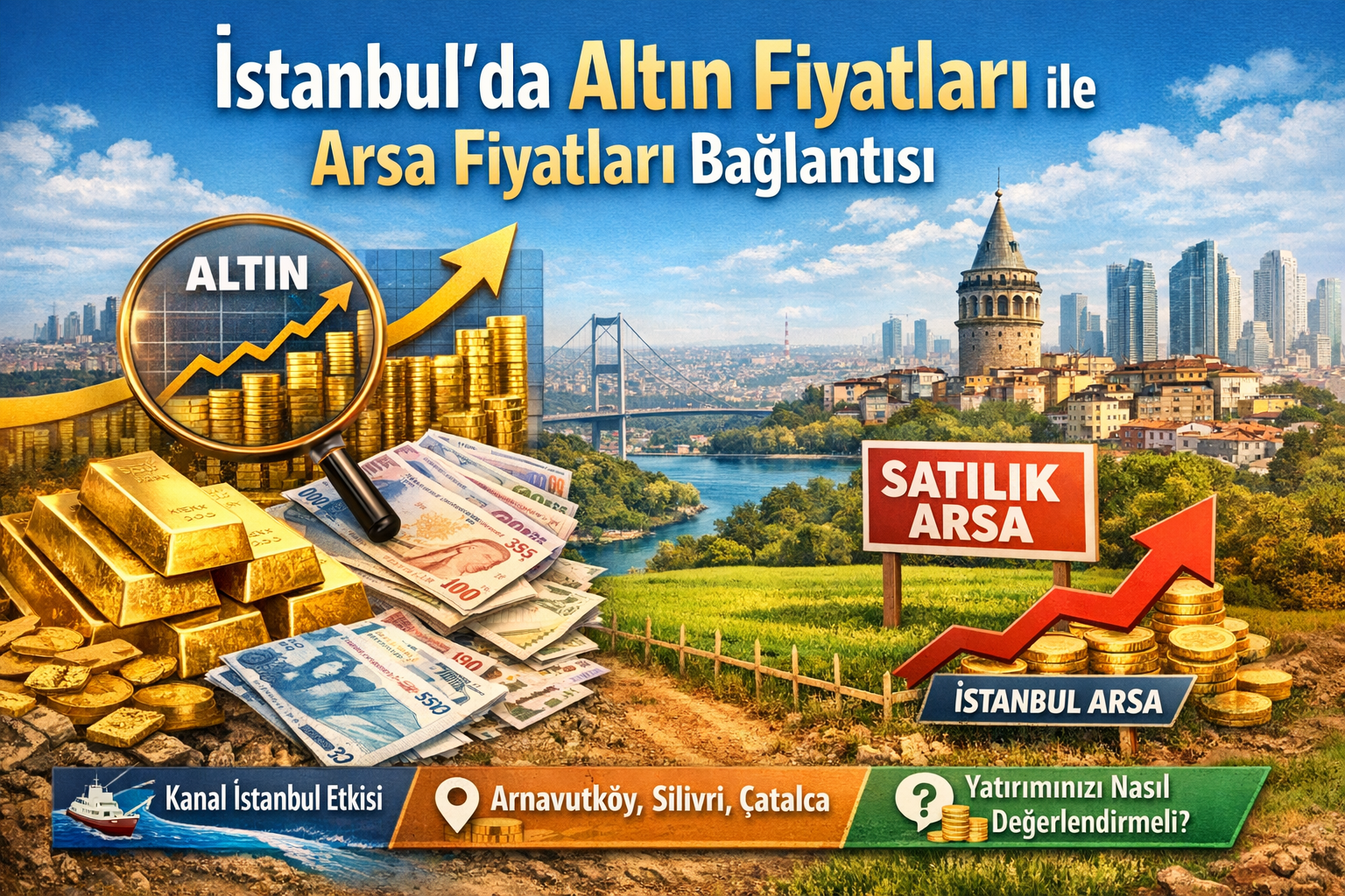 Altın fiyatları ile arsa fiyatları bağlantısı 