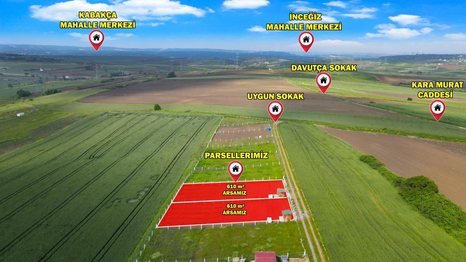 EGE GAYRİMENKULDEN SİLİVRİ AKÖRENDE 600 M2 TARLA
