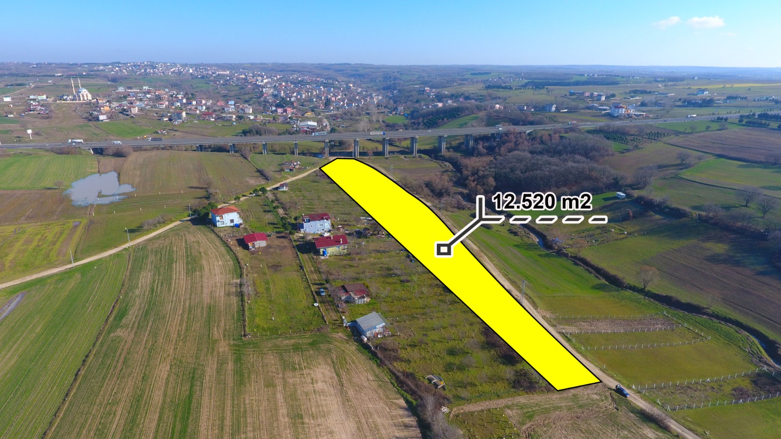 Silivri Büyükçavuşlu 12500 M2 tarla