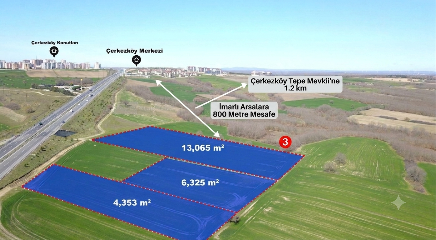 SİLİVRİ BUYUKCAVUSLUDA 23750 M2 ARAZI